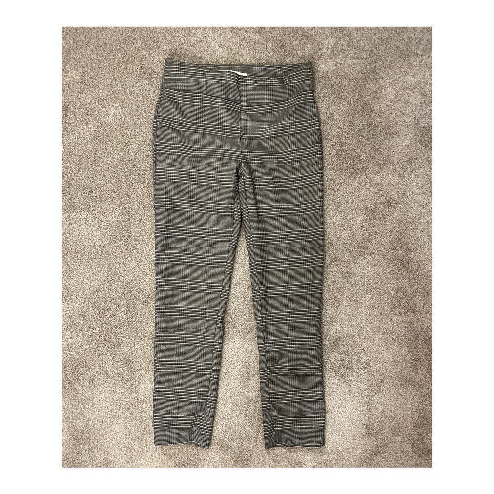 Anthropologie Maison d’Amelie Plaid Pull-On Ankle Trouser Pants, 4